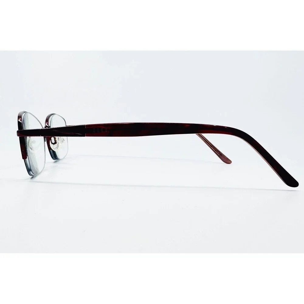 Elle Eyeglasses Womens Burgundy Semi Rimless EL13427 WI 50-18-135 50mm
